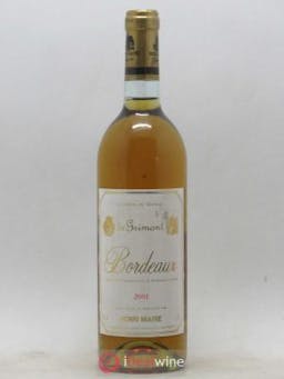 Premières Côtes de Bordeaux Château de Grimont (sans prix de réserve) 2001 - Lot de 1 Bouteille