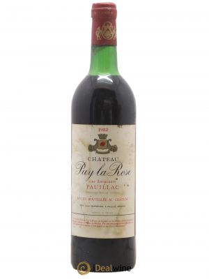 Pauillac Château Puy la Rose (no reserve) 1982 - Lot of 1 Bottle