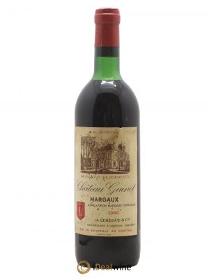 - Margaux Château Guinot (no reserve) 1983 - Lot of 1 Bottle