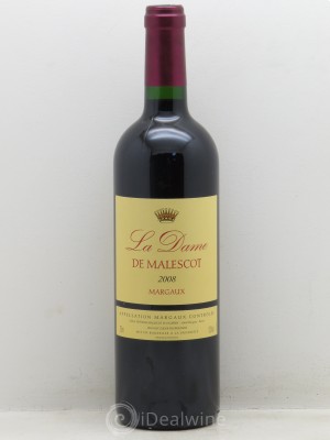 La Dame de Malescot  2008 - Lot of 1 Bottle