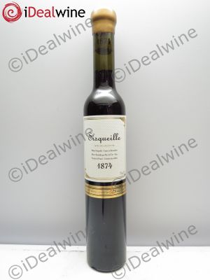 Rivesaltes Sisqueille  1874 - Lot de 1 Demi-bouteille