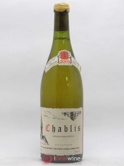 Chablis René et Vincent Dauvissat  2003 - Lot of 1 Bottle