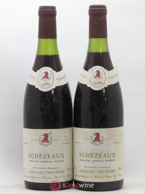 Echezeaux Grand Cru Jaboulet Verchere 1986 - Lot of 2 Bottles