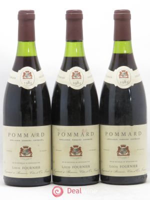 Pommard Louis Fournier 1983 - Lot of 3 Bottles