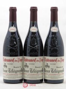 Châteauneuf-du-Pape Vieux Télégraphe (Domaine du) Vignobles Brunier  2003 - Lot of 3 Bottles