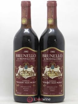 Brunello di Montalcino DOCG Castello Poggio alla Mura 1982 - Lot of 2 Bottles