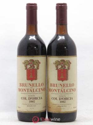 Brunello di Montalcino DOCG Col d'Orcia 1982 - Lot of 2 Bottles