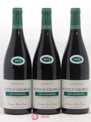 Nuits Saint-Georges 1er Cru Les Chaignots Henri Gouges  2011 - Lot of 3 Bottles