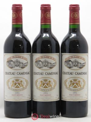 Château Camensac 5ème Grand Cru Classé  1994 - Lot of 3 Bottles