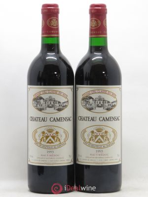 Château Camensac 5ème Grand Cru Classé  1993 - Lot of 2 Bottles