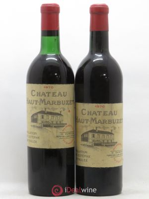 Château Haut Marbuzet  1970 - Lot of 2 Bottles