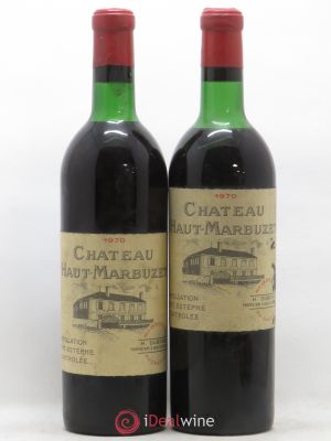 Château Haut Marbuzet  1970 - Lot of 2 Bottles