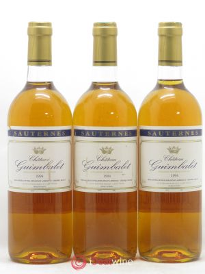 Sauternes Château Guimbalet 1994 - Lot of 3 Bottles