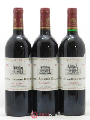 Château Lamothe Bergeron Cru Bourgeois  1994 - Lot of 3 Bottles