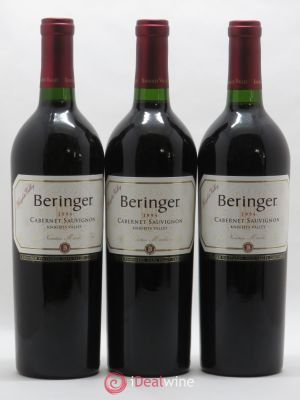 USA Napa Valley Beringer Winery Knights Valley 1994 - Lot de 3 Bouteilles