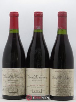 Chambolle-Musigny Laurent Roumier  1990 - Lot of 3 Bottles