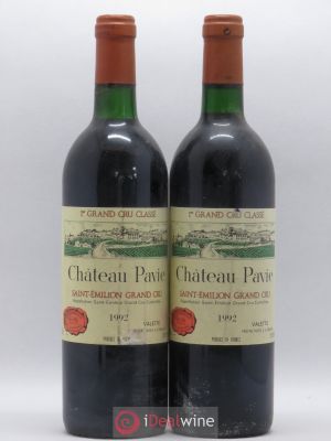Château Pavie 1er Grand Cru Classé A  1992 - Lot of 2 Bottles