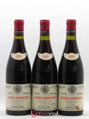 Vosne-Romanée Vieilles vignes Dominique Laurent 2005 - Lot de 3 Bouteilles