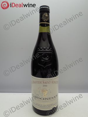 Gigondas La Bastide St Vincent 1990 - Lot of 1 Bottle