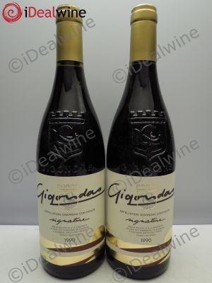 Gigondas  1990 - Lot of 2 Bottles