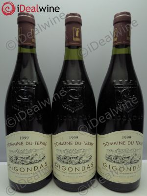 Gigondas Domaine du Terme  1999 - Lot of 3 Bottles