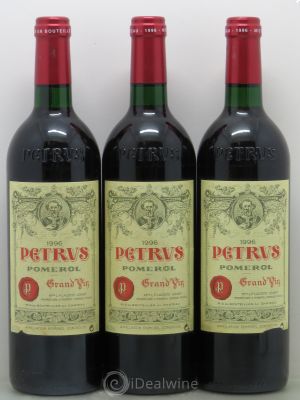 Petrus  1996 - Lot of 3 Bottles
