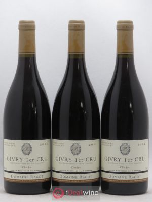 Givry 1er Cru Clos Jus Ragot (Domaine)  2014 - Lot of 3 Bottles
