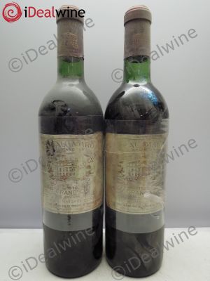 Château Margaux 1er Grand Cru Classé  1970 - Lot of 2 Bottles