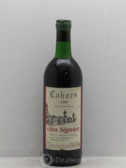Cahors Clos Sguier 1989 - Lot de 1 Bouteille