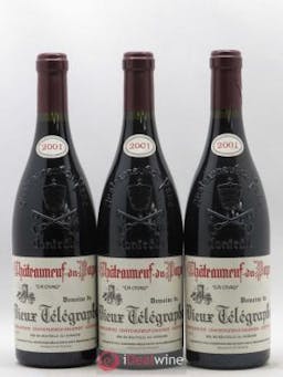 Châteauneuf-du-Pape Vieux Télégraphe (Domaine du) Vignobles Brunier La Crau 2001 - Lot of 3 Bottles