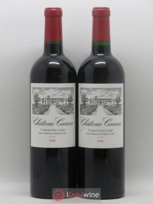 Château Canon 1er Grand Cru Classé B  2015 - Lot de 2 Bouteilles