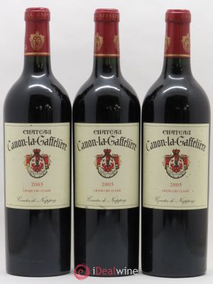 Château Canon la Gaffelière 1er Grand Cru Classé B  2005 - Lot of 3 Bottles