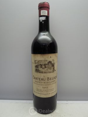 Château Belair (Belair-Monange) 1er Grand Cru Classé B (sans prix de réserveno reserve) 1955 - Lot de 1 Bouteille