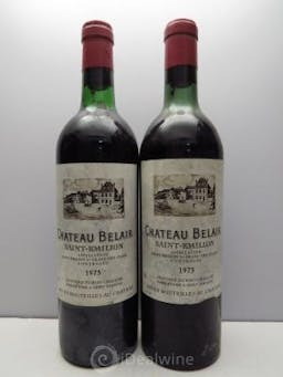 Château Belair (Belair-Monange) 1er Grand Cru Classé B  1975 - Lot of 2 Bottles