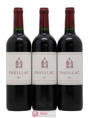 Pauillac de Château Latour  2007 - Lot of 3 Bottles