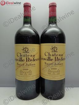 Château Léoville Poyferré 2ème Grand Cru Classé  2000 - Lot de 2 Magnums