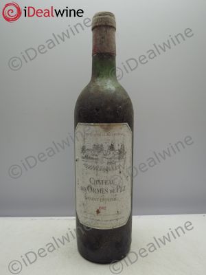 Château les Ormes de Pez  1982 - Lot of 1 Bottle