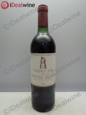 Château Latour 1er Grand Cru Classé  1981 - Lot of 1 Bottle