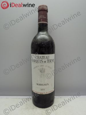 Château Marquis de Terme 4ème Grand Cru Classé  1979 - Lot of 1 Bottle
