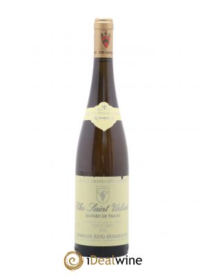 Pinot Gris Grand Cru Rangen de Thann Clos Saint-Urbain Zind-Humbrecht (Domaine)  2002 - Lot de 1 Bouteille
