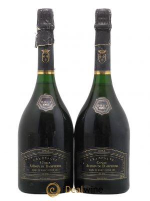 Champagne Comte Audouin de Dampierre Blanc de blancs Grand Cru 1983 - Lot de 2 Bouteilles