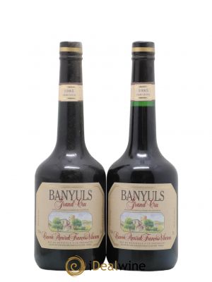 Banyuls Templiers Amiral François Vilarem 1985 - Lot of 2 Bottles