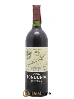 Rioja DOCa Reserva Vina Tondonia R. Lopez de Heredia 1995