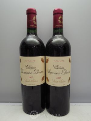 Château Branaire Ducru 4ème Grand Cru Classé  2007 - Lot of 2 Bottles