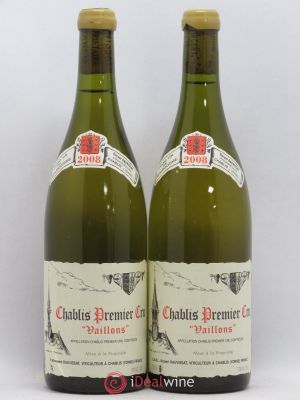 Chablis 1er Cru Vaillons René et Vincent Dauvissat  2008 - Lot of 2 Bottles