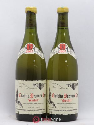 Chablis 1er Cru Séchet René et Vincent Dauvissat  2007 - Lot of 2 Bottles