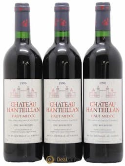 Château Hanteillan Cru Bourgeois (no reserve) 1996 - Lot of 3 Bottles