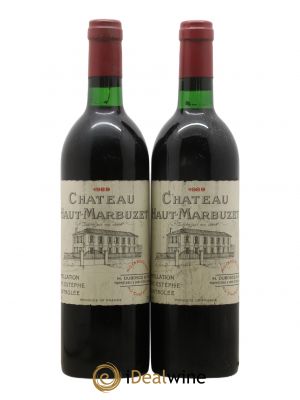 Château Haut Marbuzet  1989 - Lot of 2 Bottles