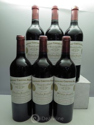 Château Cheval Blanc 1er Grand Cru Classé A  2004 - Lot de 6 Bouteilles