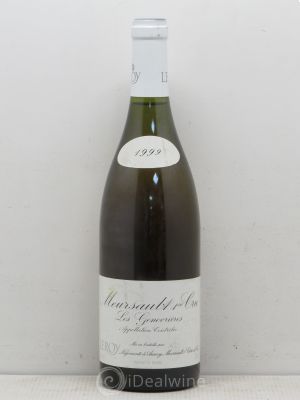 Meursault 1er Cru Genevrières Leroy SA 1999 - Lot of 1 Bottle